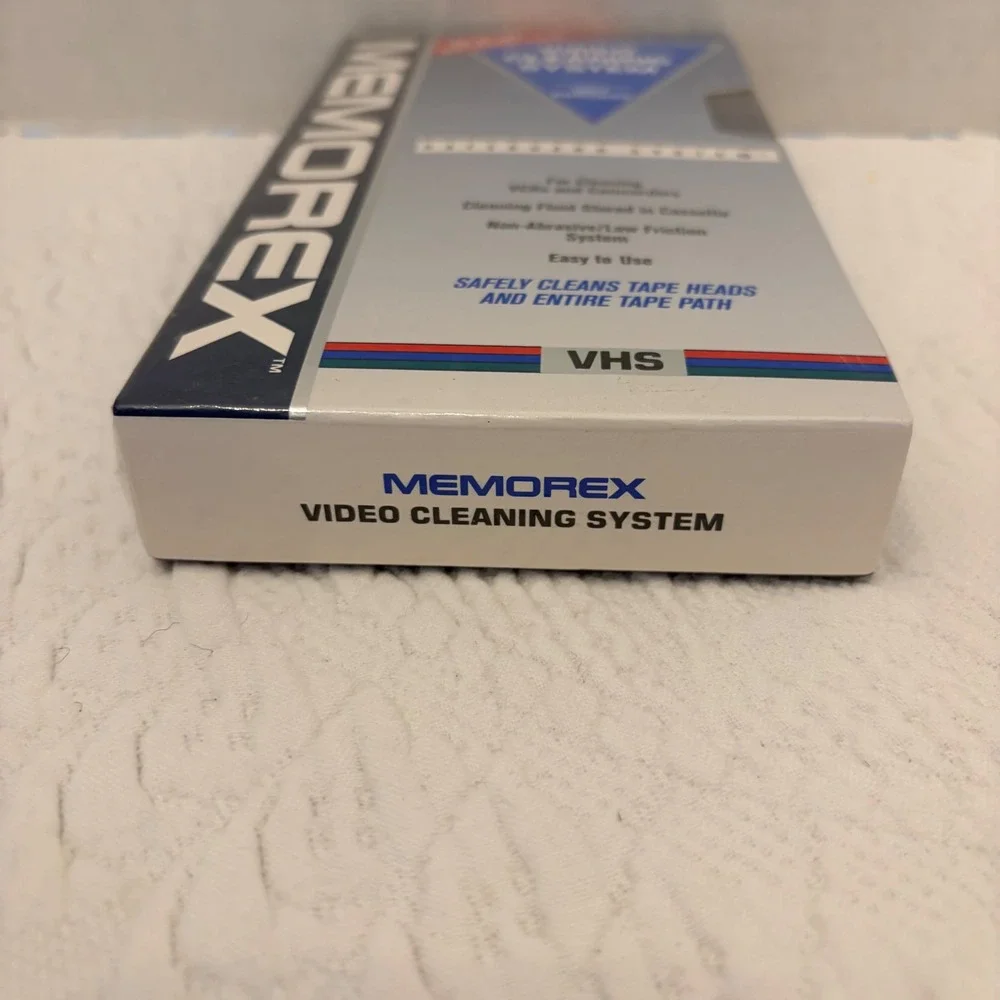 Memorex VHS Video Head Cleaner Wet Process Cleaning System VCR Camcorder Sealed